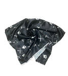 Black Monogram Bandana